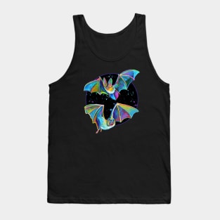 Psychedelic Bat Pattern by Robert Phelps Tank Top